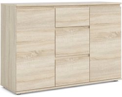 Nora dressoir 2 deuren en 3 lades eiken structuur decor.