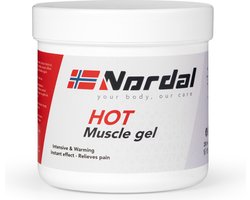 Nordal - Hot Muscle Gel - Spier- en Gewrichtsbalsem - Gewrichtsbalsem - Warmt Spieren, Pezen en Gewrichten langdurig op, Voor en Na sportieve prestaties - Pot 250ml - Verwarmend
