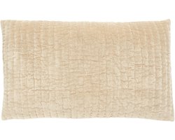 Nordal kussen Castor Zand Velvet 63 x 38, inclusief vulling
