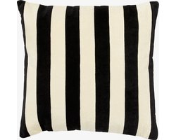 Nordal Kussenhoes Alhena Zwart Wit Gestreept