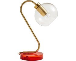 Nordal tafellamp candy orange brass 38 x 24,8 x 15,2