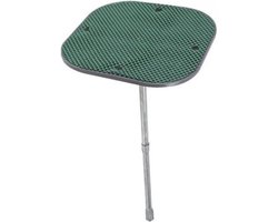 NordFalk campingtafel 25x25x47 cm - Kampeertafel | Bijzettafel tuin - Aluminium met afschroefbare prikpoot