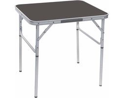 NordFalk Campingtafel Inklapbaar - 70x60 cm - Kampeertafel - Inklapbare Tafel Lichtgewicht - Zwart