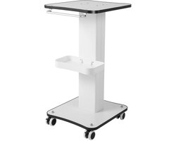 NordHaus Schoonheidswagen - Salon Trolley - Beauty Kar - 360° Stil Verrijdbaar - 38x34 cm Werkblad Wit Aantal karakters: 124