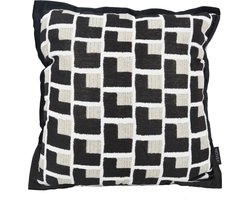 Nordic Block Kussenhoes | 45 x 45 cm | Velvet / Polyester