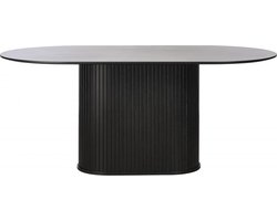 Nordic Home - Kelly eettafel ovaal - zwart