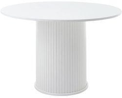Nordic Home - Kelly ronde eetafel Ø120 cm - wit