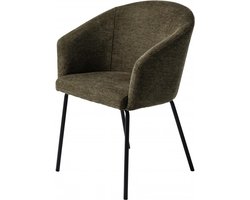 Nordic Home - Thorben eetkamerstoel - olijfgroen