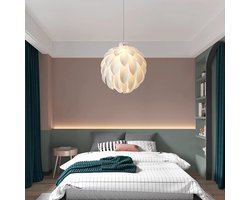 Nordic moderne witte dennenappel hanglamp voor woonkamer, Slaapkamer, Keuken, Zolder.