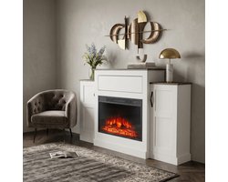 NordicFlame TV-Meubel met Elektrische Haard - Medahomestore