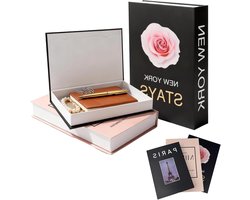 Nordivar - Set van 3 vintage decoratieve boeken voor woondecoratie