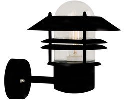 Nordlux Blokhus-wandlamp-up-E27-zwart