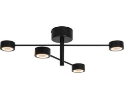 Nordlux Clyde Flex 4 rail-spot-Moodmaker™ 3 step dimmable-LED module-zwart