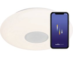 Nordlux Djay 40-plafondlamp-smart-2700 6500K+RGB-IP54-wit