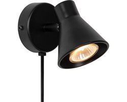 Nordlux Eik-wandlamp-GU10-zwart