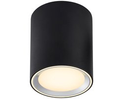 Nordlux Fallon Long Surface-downlight-3 step Moodmaker™ dimming-zwart/staal