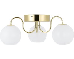 Nordlux Franca-plafondlamp-3x E14-opaal glas/messing