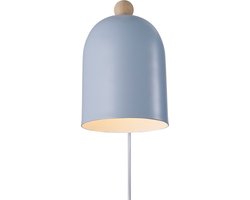 Nordlux Gaston-wandlamp-E27-licht blauw