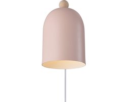 Nordlux Gaston-wandlamp-E27-pastel roze