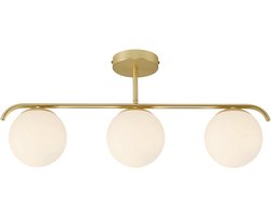 Nordlux Grant 3x15 - Hanglamp - 3x E14 - Messing