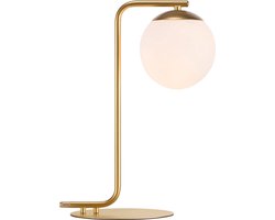 Nordlux Grant-tafellamp-E14-opaal glas/messing