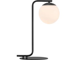 Nordlux Grant-tafellamp-E14-opaal glas/zwart