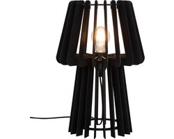 Nordlux Groa-tafellamp-E27-zwart hout