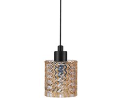 Nordlux Hollywood-hanglamp-E27-amber glas