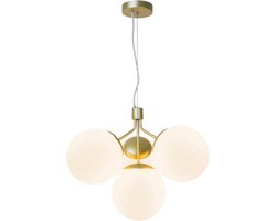 Nordlux Ivona-hanglamp-4xE27-opaal glas/messing