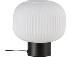 Nordlux Milford-tafellamp-E27-opaal glas/zwart