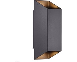 Nordlux Nico square 22-wandlamp-2xGU10-zwart