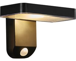 Nordlux Rica vierkant-wandlamp-solar-LED module-zwart