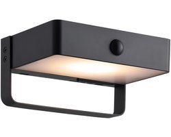 Nordlux Saulio Solar - Oplaadbare wandlamp - LED module - Zwart