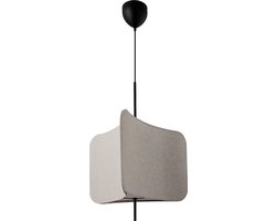 Nordlux Tinto-hanglamp-E27-textiel-zwart