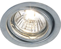 Nordlux Tip Inbouwspot Buiten - GU10 - IP23 - IP23 - Verzinkt