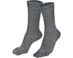 Norfolk - 56% Merino wol Teensokken - Antiblaren - Temperatuurregulatie - Wandelsokken - Maat 39-42 - Grijs - Bruges