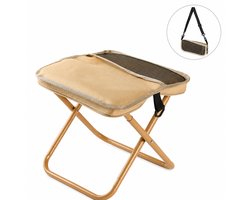 Norlander Opvouwbare Stoel Tas Taupe - Campingstoel - Festivalstoel - Visserstoel - Inklapbare kruk