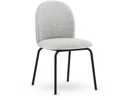 Normann Copenhagen Ace Stoel Zwart Gepoedercoat Onderstel Synergy