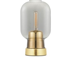Normann Copenhagen - Amp Table Lamp Smoke Brass EU