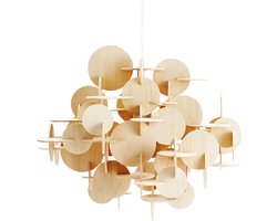 Normann Copenhagen Bau S - Hanglamp - Hout