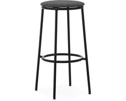Normann Copenhagen Circa Barkruk Gestoffeerd 75 Black