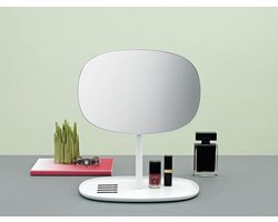 Normann Copenhagen Flip Mirror - Staande Spiegel - Glas - Wit