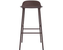 Normann Copenhagen Form Barstool Barkruk 75 Cm Met Stalen Onderstel Bruin