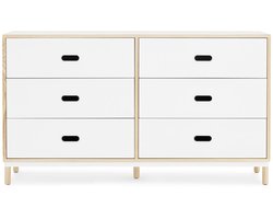Normann Copenhagen Kabino dressoir met 6 lades Wit