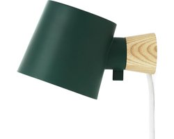 Normann Copenhagen Rise wandlamp petroleumgroen