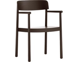 Normann Copenhagen Timb Eetkamerstoel Met Armleuning Bruin