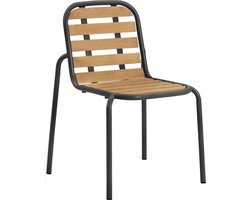 Normann Copenhagen Vig Wood Tuinstoel Zwart