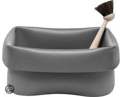 Normann Copenhagen Washing-Up bowl & brush - Schaal - Grijs