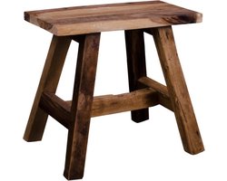 Norrut Billy kruk bijzettafel teak 50 cm