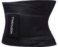 Northwall® Rugbrace voor Onderrug - Rug Corrector voor Onmiddelijke Pijnbestrijding, Rugondersteuning & Draagcomfort - Postuur Corrector - Rugband Zwart XXL (Taille: 121 - 140 cm)